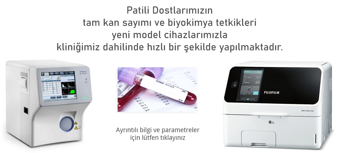 Tam Kan Sayımı (Hemogram) & Biyokimya Tetkik Hizmetlerimiz